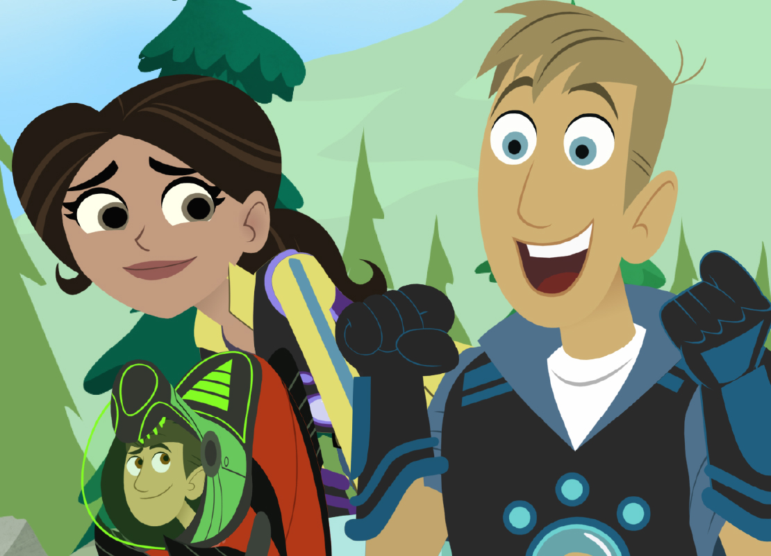 Illustration of PBS Kids characters