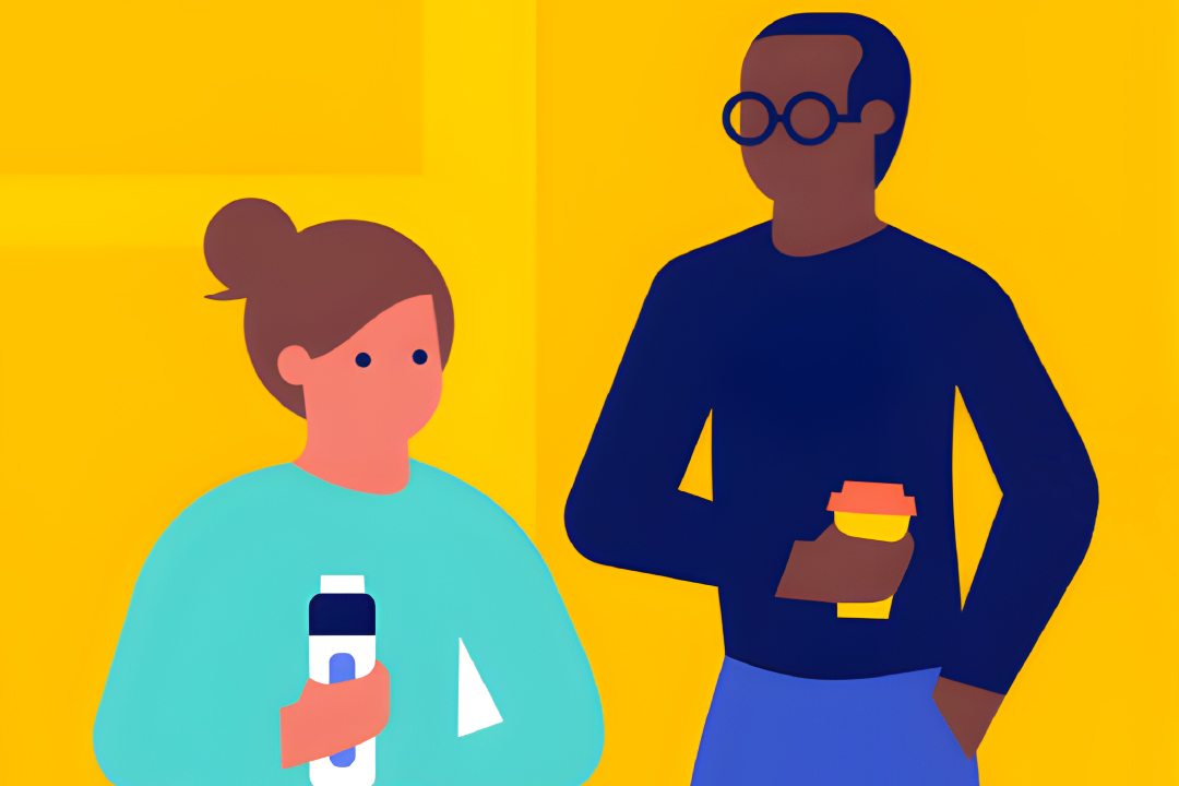Illustration depicting educators collaborating