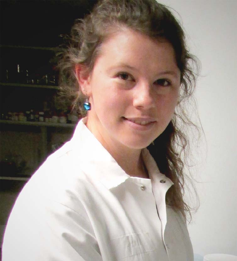 Scientist in white lab coat