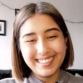 Scientist smiling