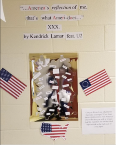 Student art display